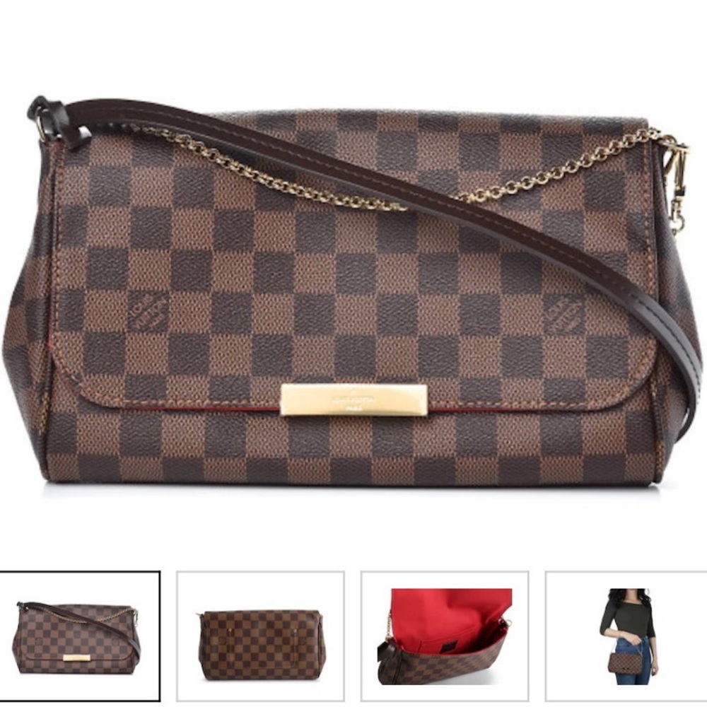 Louis Vuitton Brown Checkered Bag - Picture 3 of 15